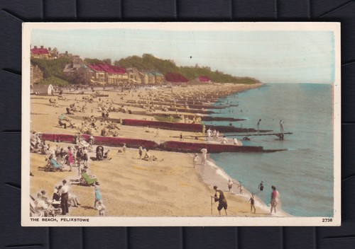 Postcard the beach felixstowe - the, beach,