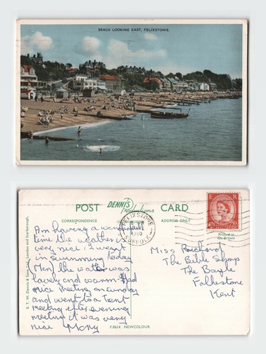 Postcard beach looking east - postcard,