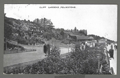 Vintage postcard felixstowe - vintage,