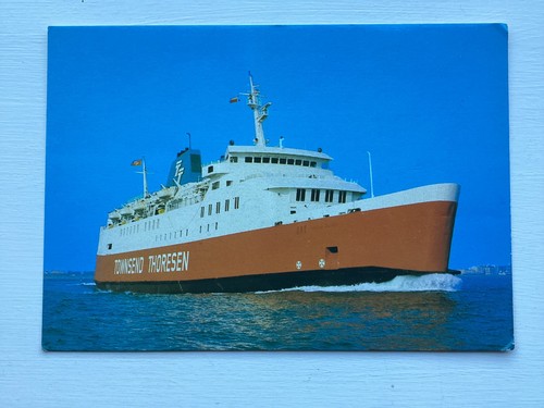 Colour postcard mv viking - a,