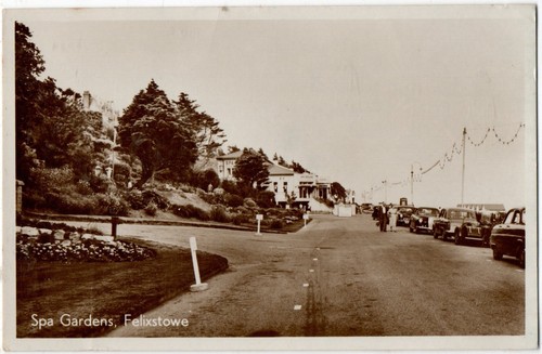 968 real photo postcard - photo, spa