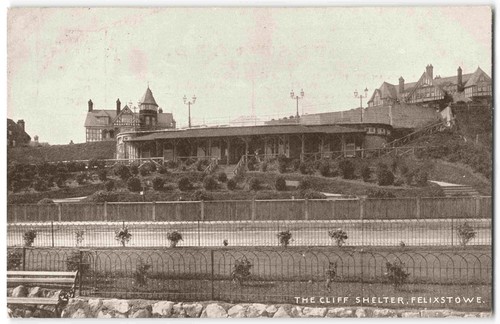 Felixstowe cliff shelter - felixstowe,