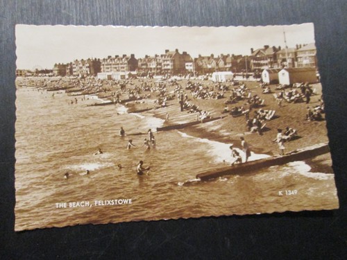 Postcard felixstowe the beach - the,