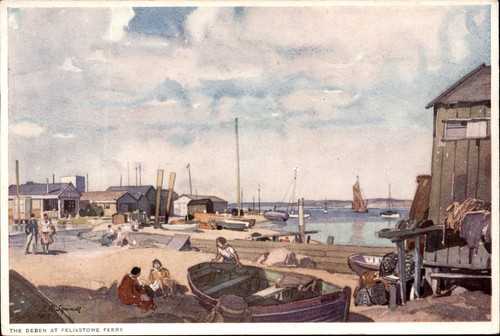 Vintage art postcard - vintage, "the