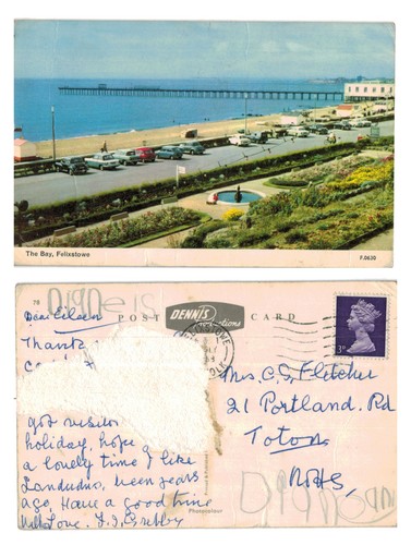 Vintage postcard the bay - -,