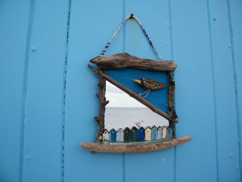 Driftwood mirror with