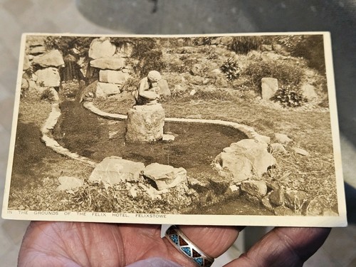 Vintage postcard grounds - vintage, of