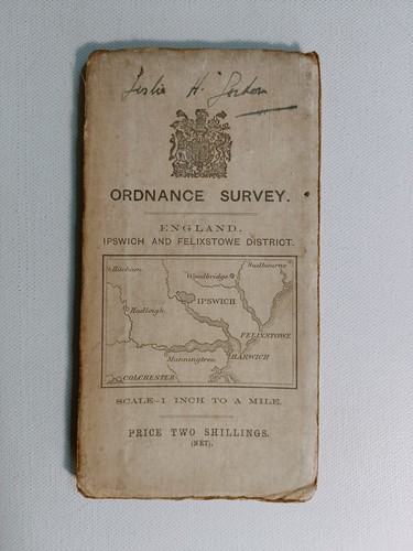 Ordnance survey folding map - ordnance,