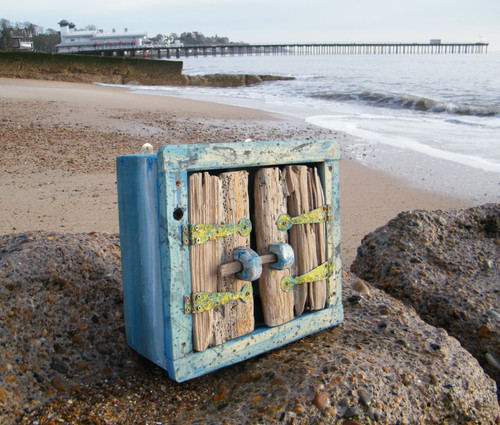 Sea driftwood cabinet