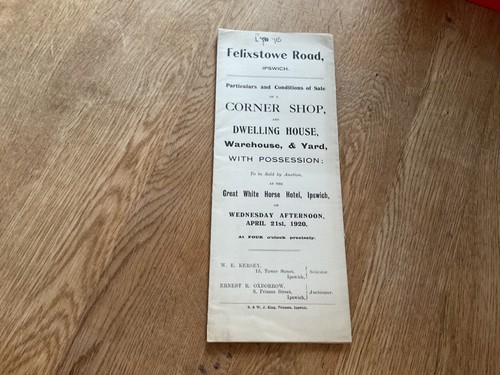 Felixstowe road 1920 corner - felixstowe,