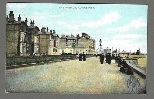 Vintage postcard the parade - postcard,