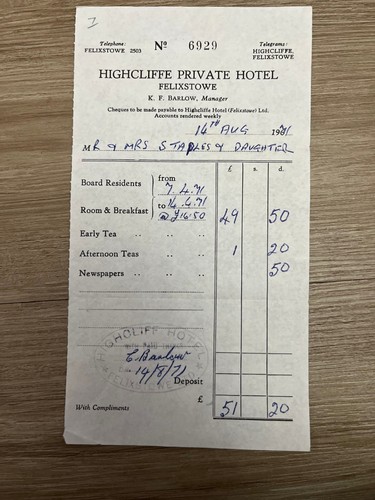 Highcliffe private hotel - private,