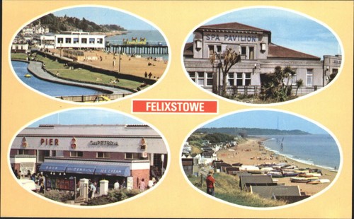 Vintage felixstowe postcard - vintage,