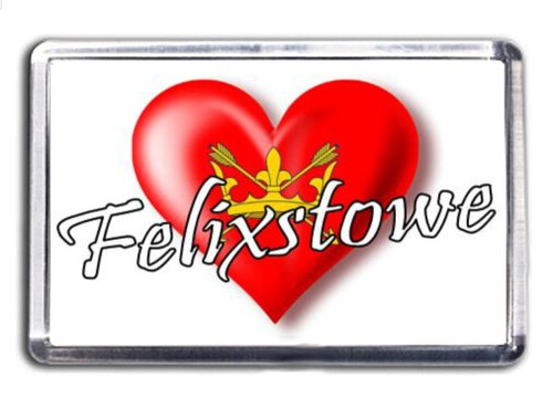 Love felixstowe fridge magnet - love,