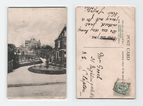 Vintage postcard snow hill - postcard,