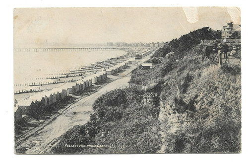 Felixstowe from gardens - from,