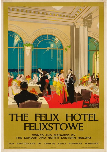 Vintage railway poster - vintage, felix