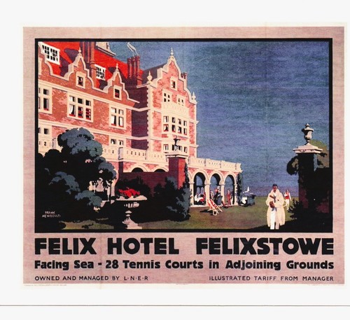 Rail poster postcard lner - poster,