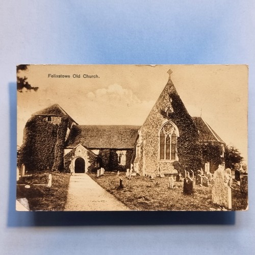 Felixstowe postcard 1908 - felixstowe, st